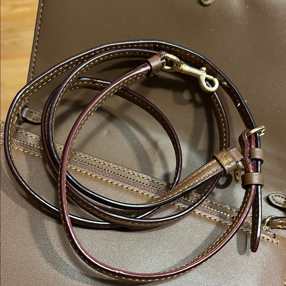 Coach Brown Floral Clutch - Picture 3 of 6